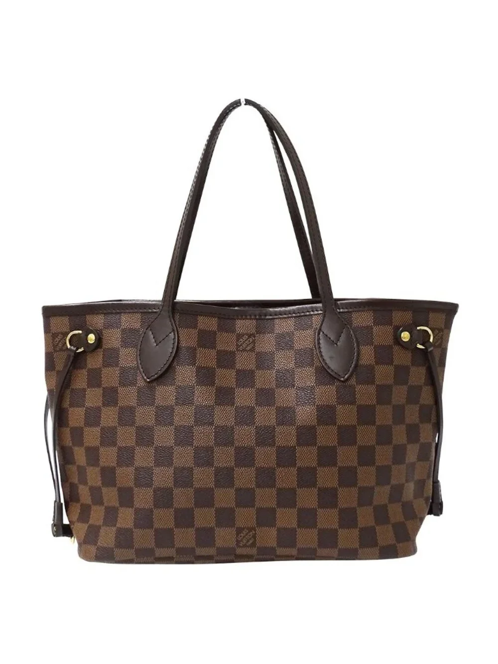 Louis Vuitton Damier Tote Bag Neverfull PM Brown